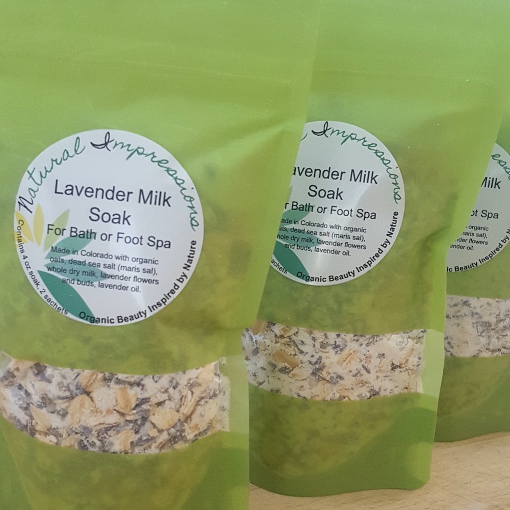 Lavender Milk Soak - For Bath or Foot Spa - 4oz